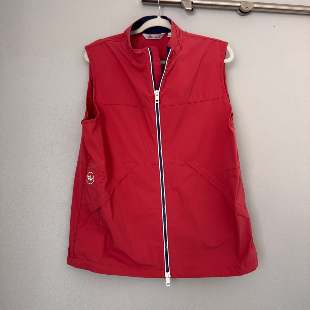 Peter Millar Red Sleeveless Vest
